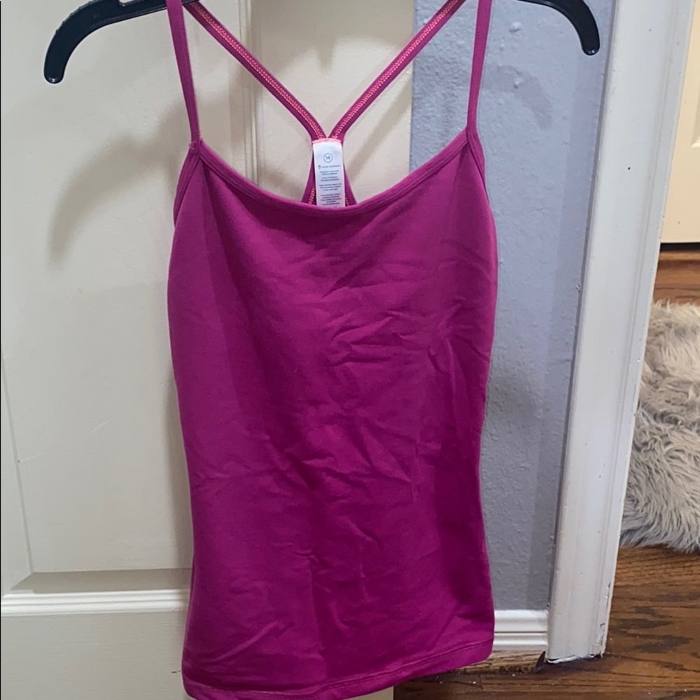 lululemon ivivva tank top with built in bra